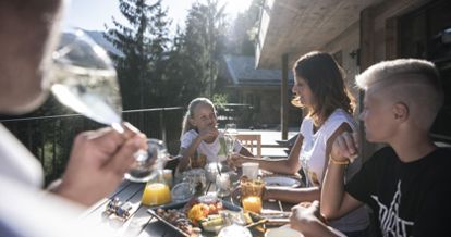 Chalet mit Brunch