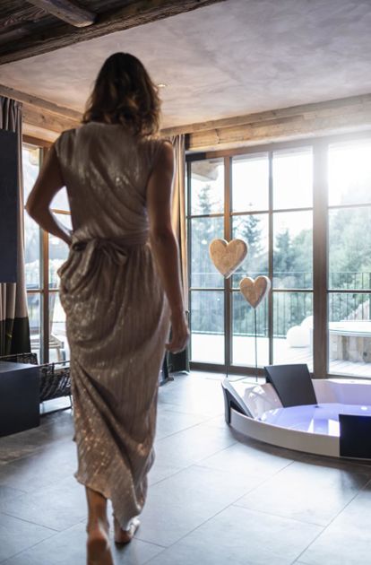 Romantik Chalet con idromassaggio